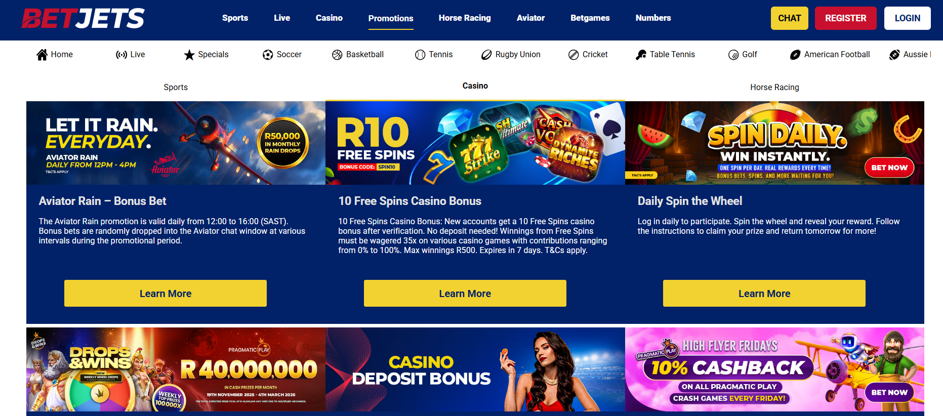 Betjets Casino Promotions